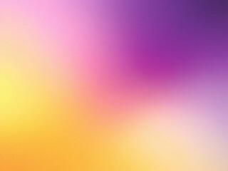 Vibrant purple to yellow gradient background.