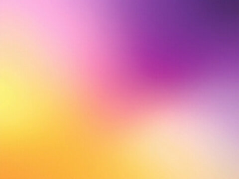 Vibrant purple to yellow gradient background.