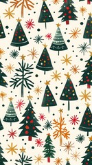 Christmas tree pattern.