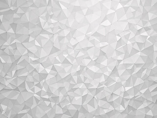 Fototapeta premium Abstract geometric background with interconnected white triangles, modern design.