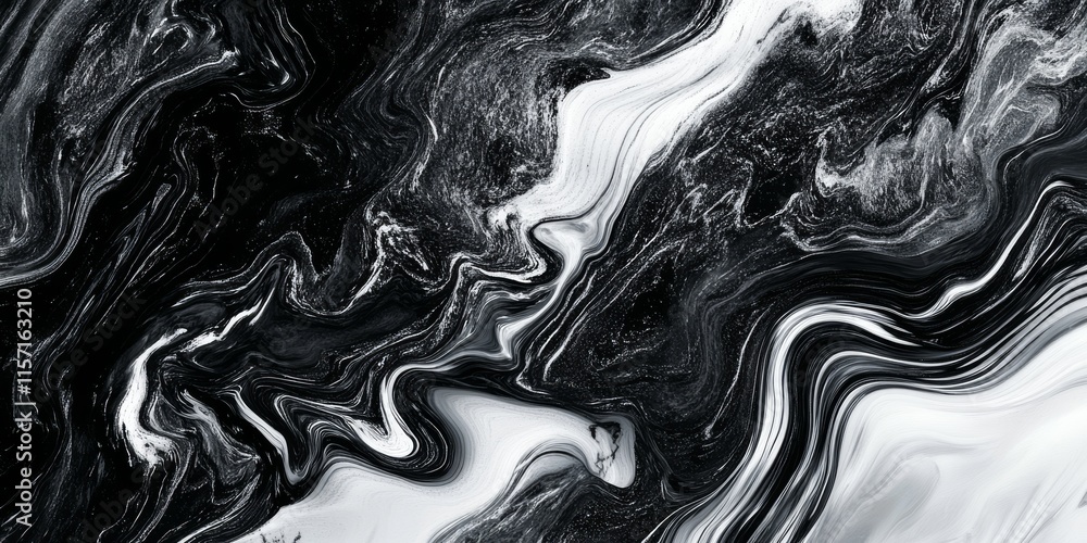 Poster abstract background texture featuring a black and white design, creating a striking and elegant visu