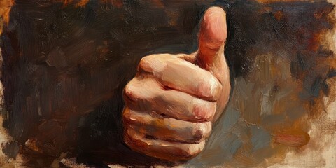 A thumbs up sign is commonly used to express positive feedback and signify approval, conveying encouragement and endorsement in various situations.