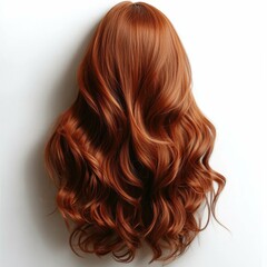 Naklejka premium Stunning Red Curly Hair