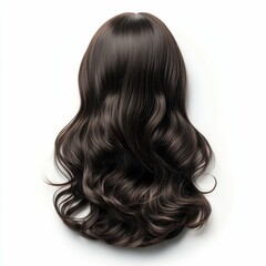 Naklejka premium Stunning Dark Wavy Hair