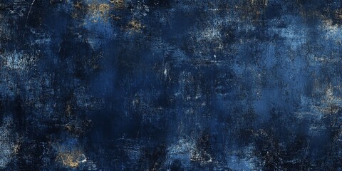 Fototapeta premium Dark blue urban poster paper texture featuring a unique design that showcases the depth and character of urban life, ideal for backgrounds and creative projects requiring dark blue urban poster paper