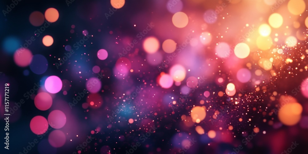 Poster bokeh light creates a mesmerizing effect that resembles a nebula, enhancing the beauty of this bokeh