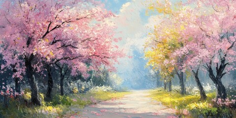 The arrival of spring brings forth the beautiful flowering season of trees, marking the vibrant transformation of nature during this joyous time of year as spring awakens the blooms.