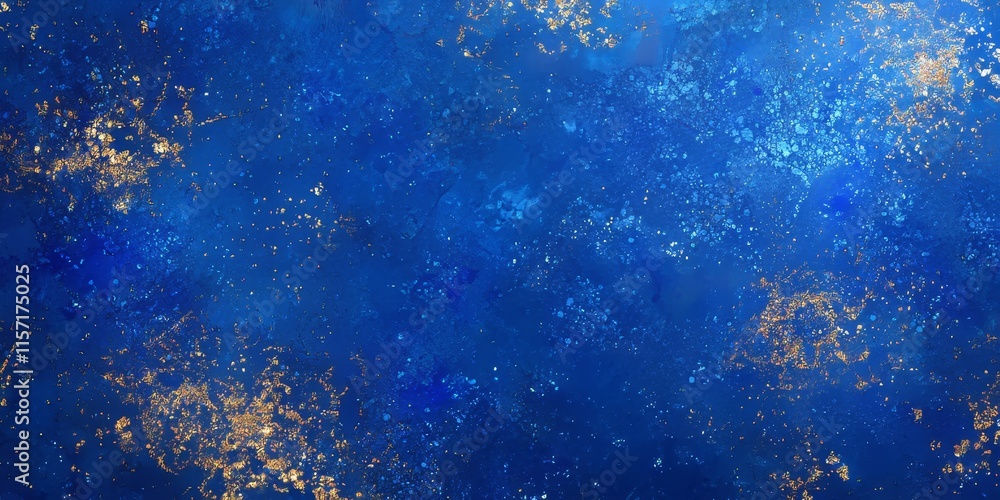 Poster an intriguing background texture adorned in a brilliant royal blue, shimmering with glitter, creates