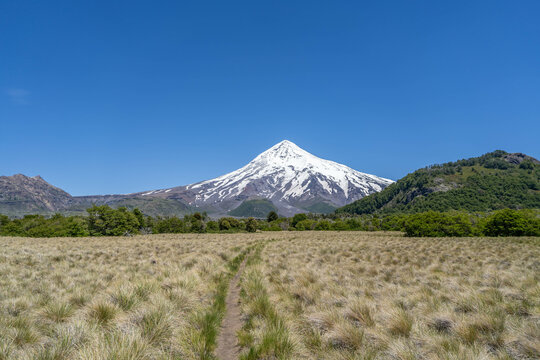 Lanin Volcano in Patagonia, Argentina