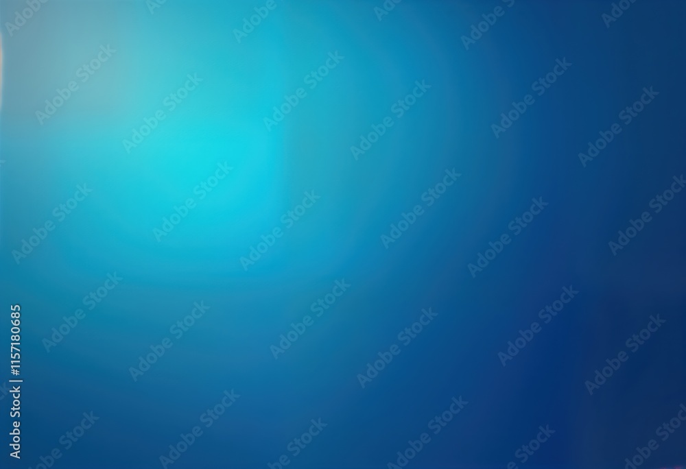 Poster Abstract gradient background with smooth transitions from light blue to dark blue. Simple color design for various applications. Modern style suitable for digital art projects website backgrounds.