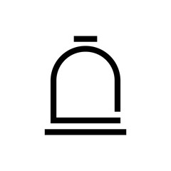 Notification bell icon, perfect for UI design, mobile apps, and web interfaces.
