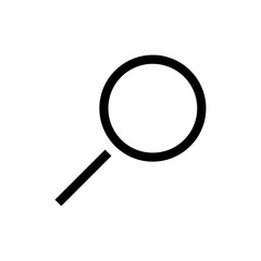 search icon button -  Search magnifying glass icon for apps and websites, magnifier icon
