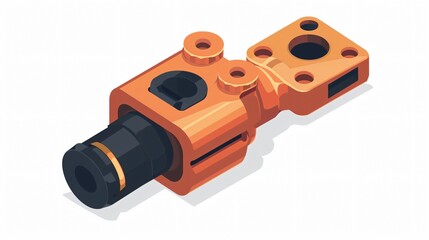 Obraz premium Professional Cable Lug for Efficient Cable Connections and Electrical Terminals Usage