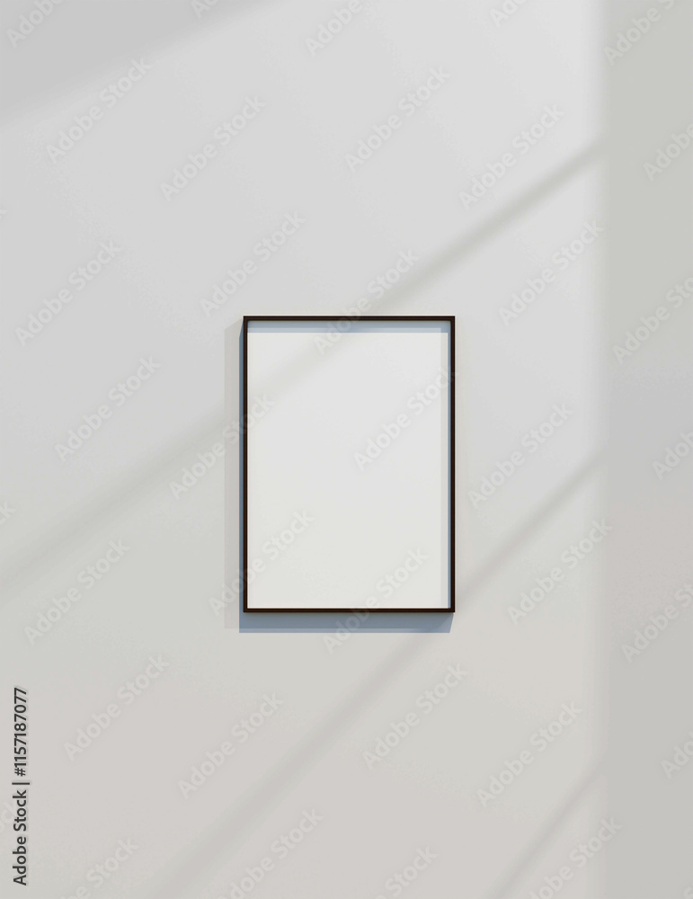 Poster a simple frame mock up file. a1 size picture frame mock up. a1 size poster mock up.