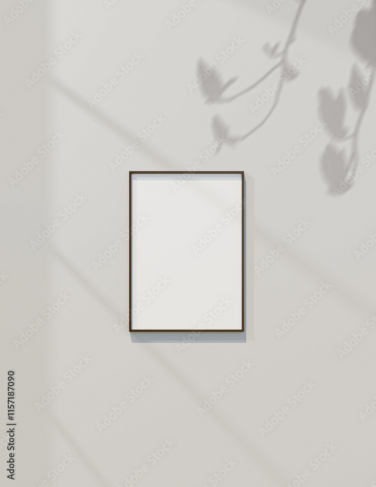 Poster a simple frame mock up file. a1 size picture frame mock up. a1 size poster mock up.