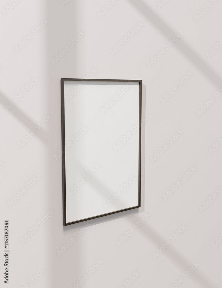 Poster a simple frame mock up file. a1 size picture frame mock up. a1 size poster mock up.