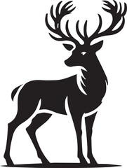 Fototapeta premium Silhouette of deer