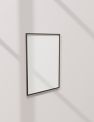 A simple frame mock up file. A1 size picture frame mock up. A1 size poster mock up.
