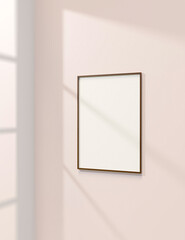 A simple frame mock up file. A1 size picture frame mock up. A1 size poster mock up.