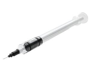 A front-facing image of an insulin pen, isolated on a white background, showing realistic details of the device