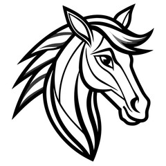 horse head silhouette