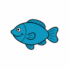 fish on a white background
