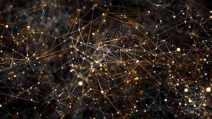 A detailed neural network graph with illuminated synaptic weights, isolated against a neutral, high-tech background.