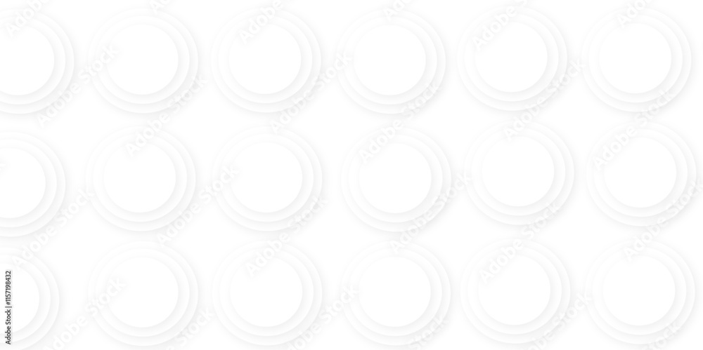 Aufkleber abstract background with circle white abstract geometric background. abstract template design banner