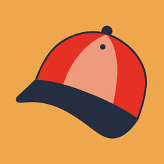 Hat Snapback Cap Backward illustration cartoon drawing stylish design