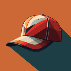 Hat Snapback Cap Backward illustration cartoon drawing stylish design