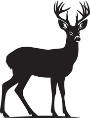 Deer silhouette vector