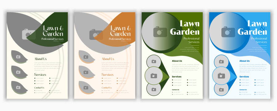 lawn care flyer design template. landscaping and gardening lawn care service flyer, poster, leaflet design lawn care garden or landscaping services Tree and gardening service poster leaflet design.