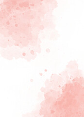 Obraz premium Pastel pink watercolor paint brush glitter for wedding elements. or card templates for greetings or invitations on valentines Day background.Colorful hand painted texture.
