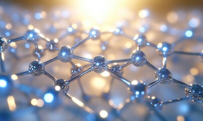 A close up of a bunch of small spheres