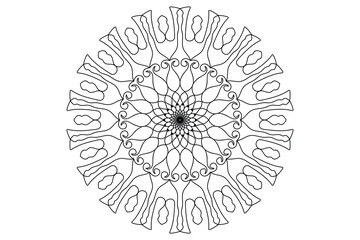 Mandala Design with Beautiful Work