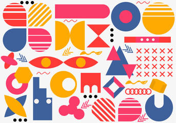 Geometric background illustrations, abstract designs, are unique and also attractive