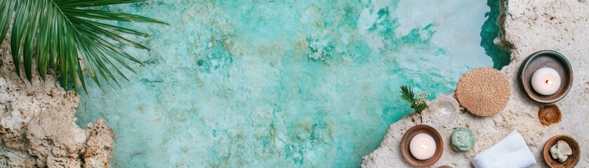 Experience a serene riverside escape with this artistic arrangement featuring calming candlelight reflections and a romantic lifestyle setting Enjoy the quiet beauty of this scene designed for