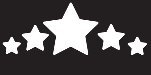 Black star - Vector icon star Icon Vector / star icon / star- Vector icon on white background.