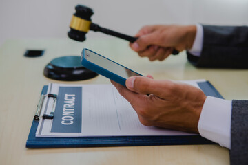 A dark-skinned Asian lawyer, dressed in professional attireon. provide legal advice, preparing...