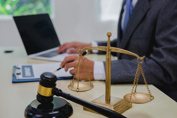 A dark-skinned Asian lawyer, dressed in professional attireon. provide legal advice, preparing...