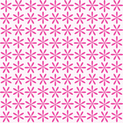 Pink Flower Geometric Pattern Modern Shapes Background