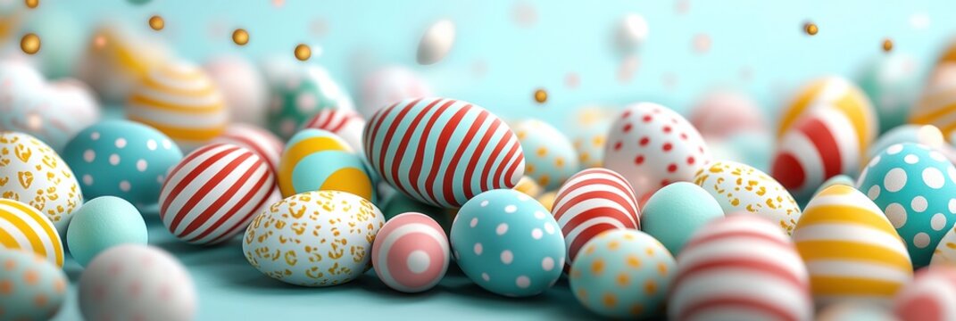 Beautifully decorated Easter eggs create joyful and meaningful celebrations, uniting families and friends together, while spreading happiness and cheer during this festive holiday season for all