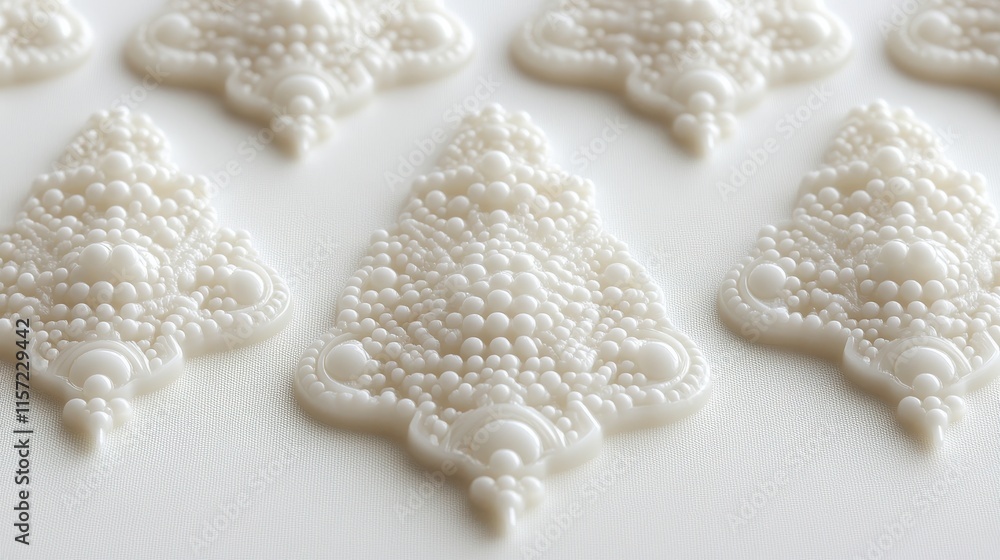 Poster the image showcases a textured surface with intricate, raised patterns resembling elegant designs in