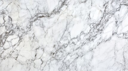 Obraz premium Beautiful white marble surface with intricate grey veining perfect for elegant home decor and design projects