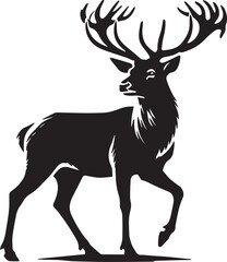 Fototapeta premium Silhouette of a deer