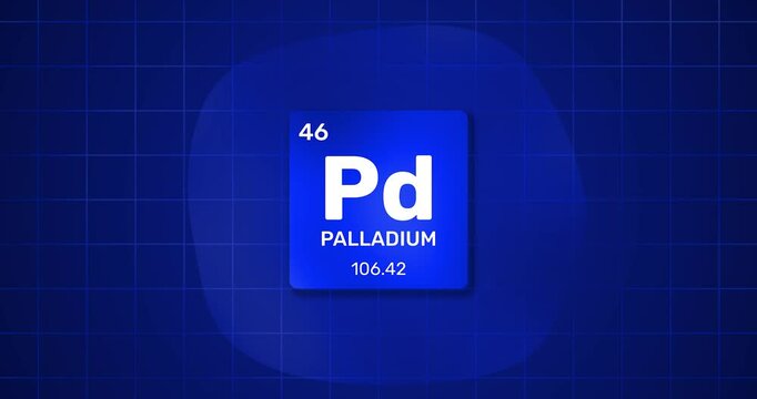 Palladium chemical element Periodic Table