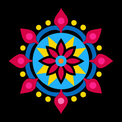 Indian Mandala Art Collection Ethnic, Colorful, and Stunning Designs 01