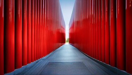 Fototapeta premium red carpet with curtains