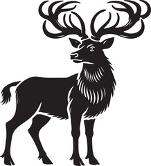 Silhouette of a deer