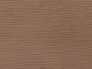 Close up of brown fabric in horizontal linen strips pattern. Seamless background texture.